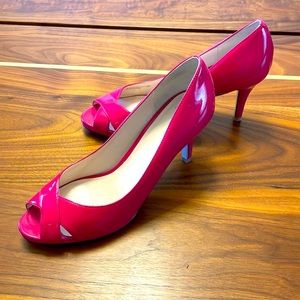 Pink Cole Haan open toe shoes